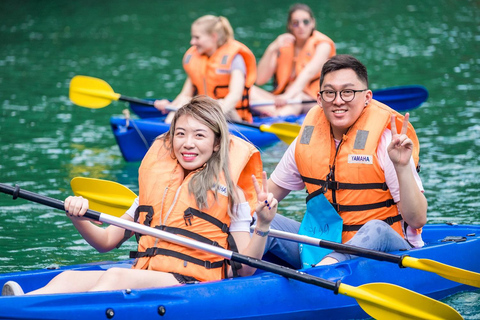 Från Hanoi: Halong Bay dagstur med grotta, ö och kajak