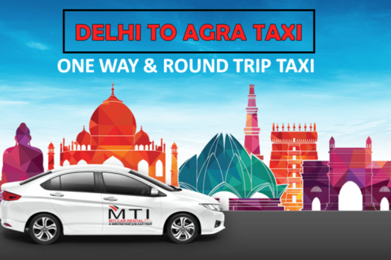 Servizio taxi da Delhi ad Agra