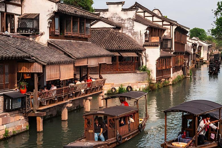 Wuzhen: Classic Water Town Walking Day Tour Shared Coach Day Tour