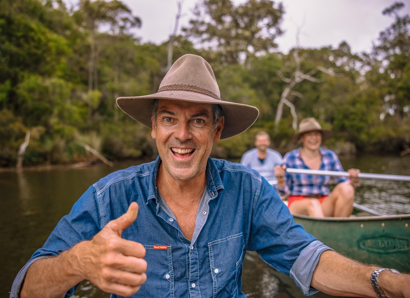 Margaret River: Guidet kano- og 4x4-tur med frokost og vin