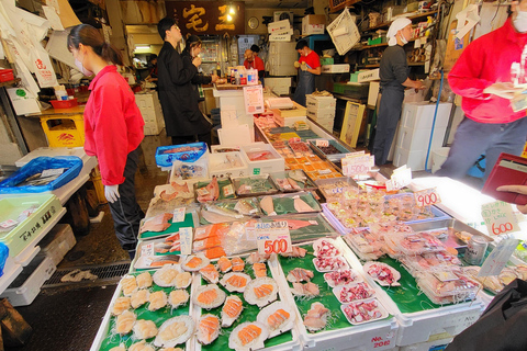 Tour gastronómico por el mercado de Tsukiji - 3 horas