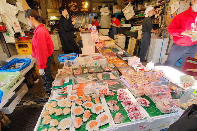 Tour gastronomico del mercato di Tsukiji - 3 ore