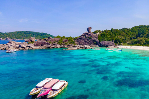 Phuket/Khaolak:Excursión de un día a las Islas Similan con buceo de superficie