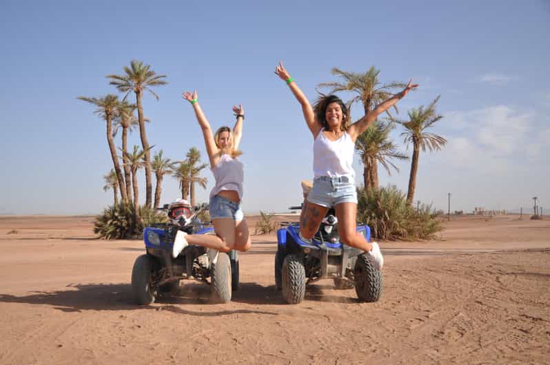 Marrakech : Excursion en quad dans le désert et la palmeraie avec thé - quad