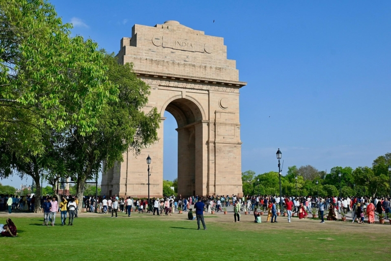 Delhi: Old and New Delhi Private Guided Day Trip Half Day New Delhi City Tour with Driver Car and Tour Guide