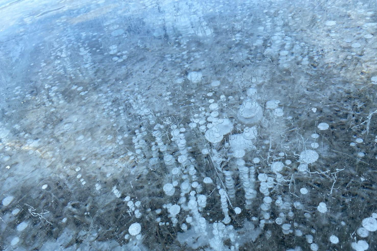 بحيرة أبراهام الفقاعية الجليدية/شلالات سونوابتا وبحيرة بيتو وبحيرة باوبحيرة فقاعات الجليد أبراها