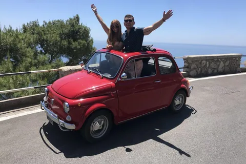 Från Amalfi: Vintage Fiat 500 fototur till Positano