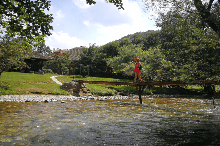 Depuis Belgrade : Valjevo, lac Rovni, rivière Gradac et Celije