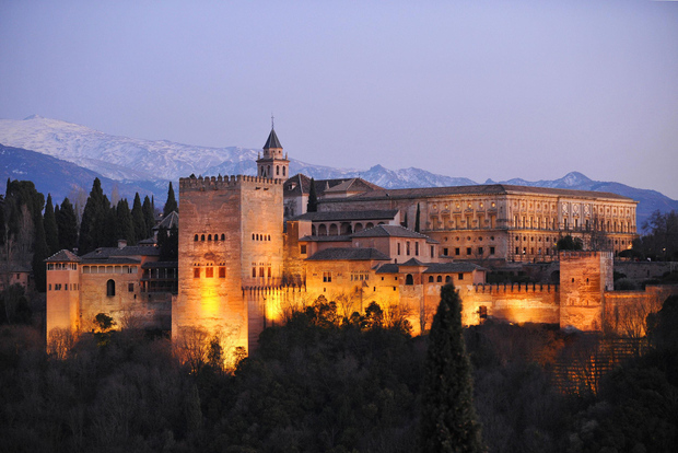 Granada: Biglietto e tour guidato dell'Alhambra e dei giardini del Generalife
