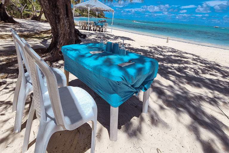 Private Ganztagestour mit dem Schnellboot - Blaue Bucht bis Ile Aux Cerfs