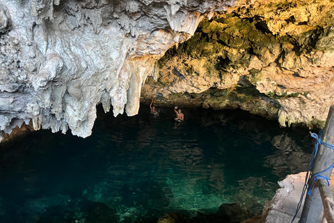 Von Nungwi aus: Jozan Forest, Höhle mit The Rock Restaurant