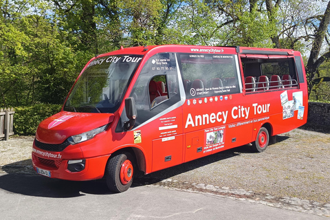 Tour di Annecy in un autobus cabriolet