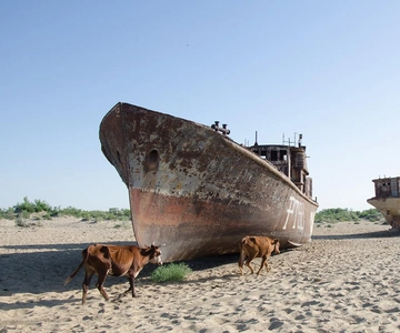 Daytrip from Khiva to Aral Sea Cemetery of Ships. All in one