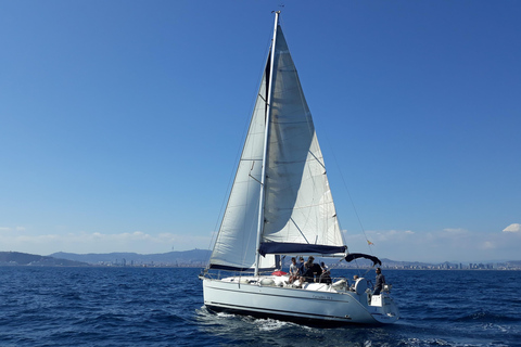 Barcelona: Exclusive Private Sailing Boat Cruise Barcelona: 2h Exclusive Sailing Boat Private Cruise