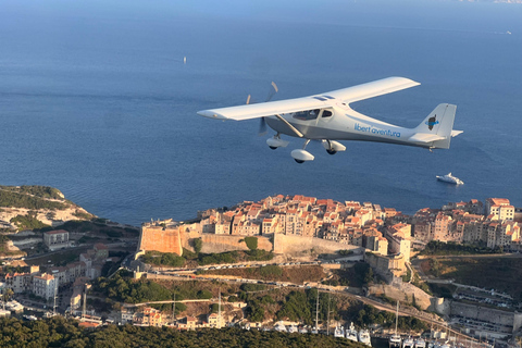 PROPRIANO : PLANE RIDE OVER THE CORSICAN LANDSCAPES Roccapina