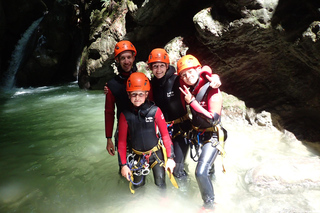 Canyoning a Montmin a due passi dal lago di Annecy