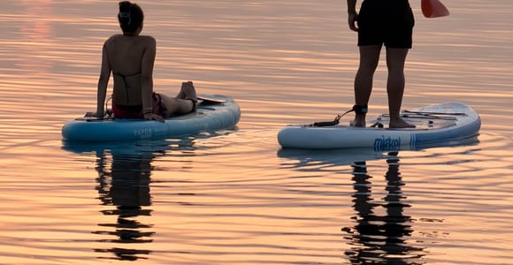 Hammamet: Guided Sunrise or Sunset Paddleboarding