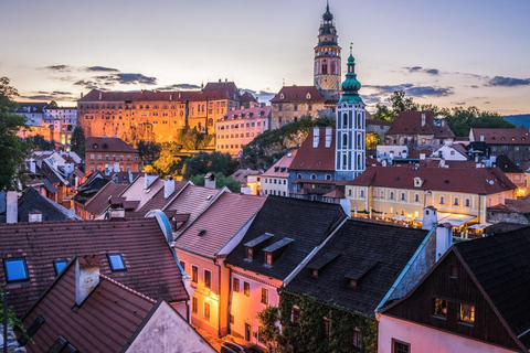 Prague: Transfer to Vienna via fabulous Cesky Krumlov