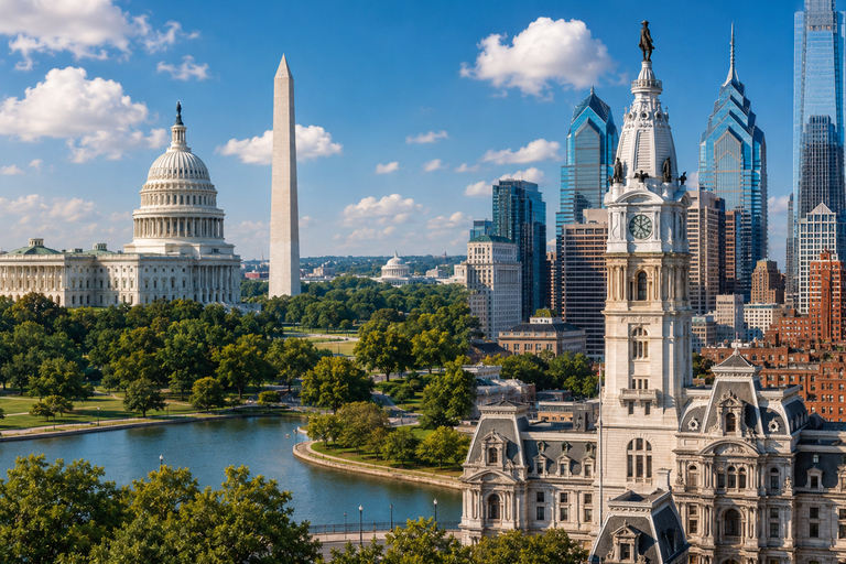 From New York: Philadelphia & Washington DC One-Day Sightseeing Tour From New York: Philadelphia & Washington DC 1-Day Sightseeing Tour