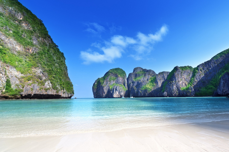 Phuket: Phi Phi and Khai Islands Boat Trip with Lunch Phuket: Phi Phi and Khai Islands Day Trip with Transfers