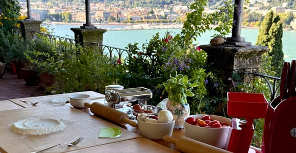 Como: Lake Como Cooking Class on a Panoramic Terrace
