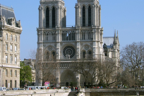 Tour a pie por Notre Dame de París al aire libre con entrada a la Cripta.