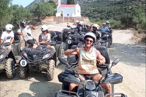 Malia: Off-Road Quad Safari Tour med lunch och transferDelad fyrbäddsrum