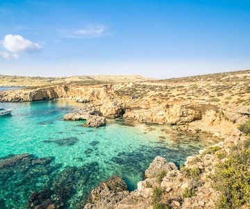 From St. Julian's: Comino and Blue Lagoon Trip by Speedboat