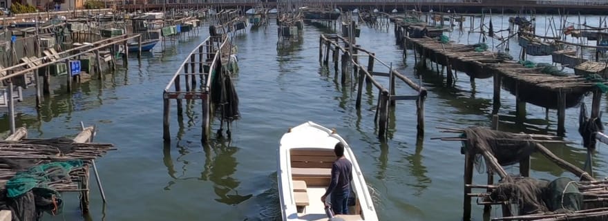 Chioggia : découverte des techniques d'aquaculture dans un bateau typique