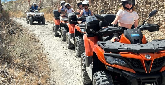 ATV-Quad Off-Road Safari with Hidden Trails + Red beach