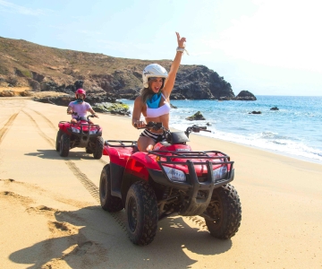 Cabo San Lucas: Strand & Woestijn ATV Tour met Tequila Proeverij
