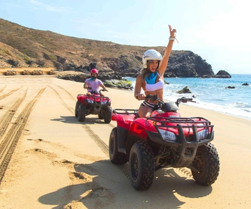 Cabo San Lucas: Tour in ATV della spiaggia e del deserto con degustazione di Tequila