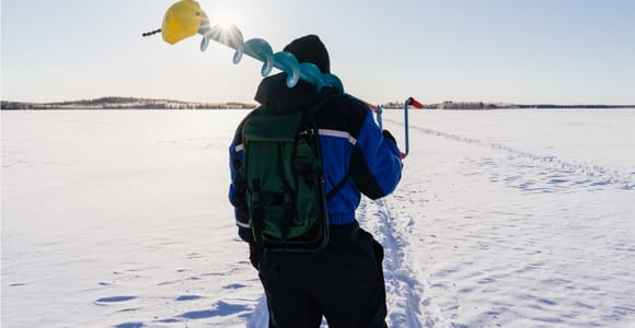 Rovaniemi: Snowmobiling and Ice Fishing