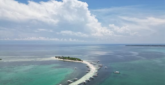 Bohol: Virgin Island Sandbar Boat Trip with Pickup