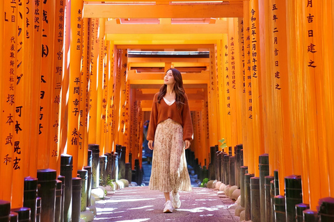 Osaka/Kyoto: Arashiyama, Nara Park & Fushimi Inari Day Tour Kyoto Departure: Private Sightseeing Tours