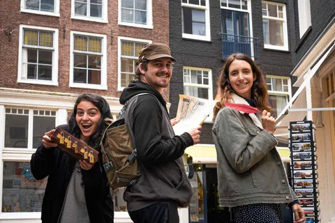 Amsterdam : Visite à pied de la chasse au trésor "Un expéditeur secret"