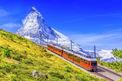 Vanuit Zermatt: kaartje voor de Gornergrat Matterhorn-spoorweg
