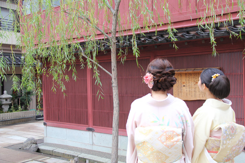 Kanazawa: Uthyrning av japanska kimonos nära Higashi Chaya District