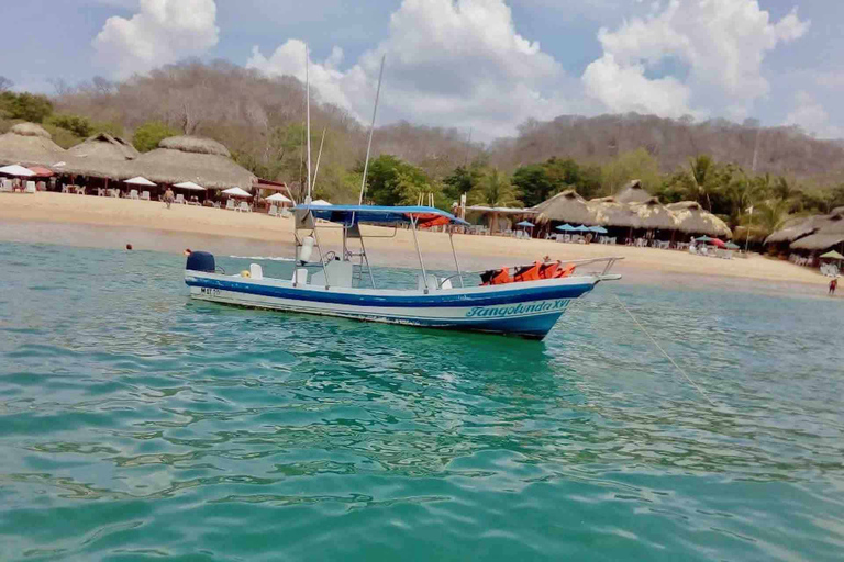From Huatulco: Private 5 Bays Boat Tour From Huatulco: Private 5 Bays Tour