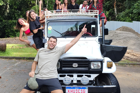 Paraty: Adventure Waterfalls and Distilleries Paraty: Waterfalls, Cachaça Distillery & 4x4 Jeep Tour