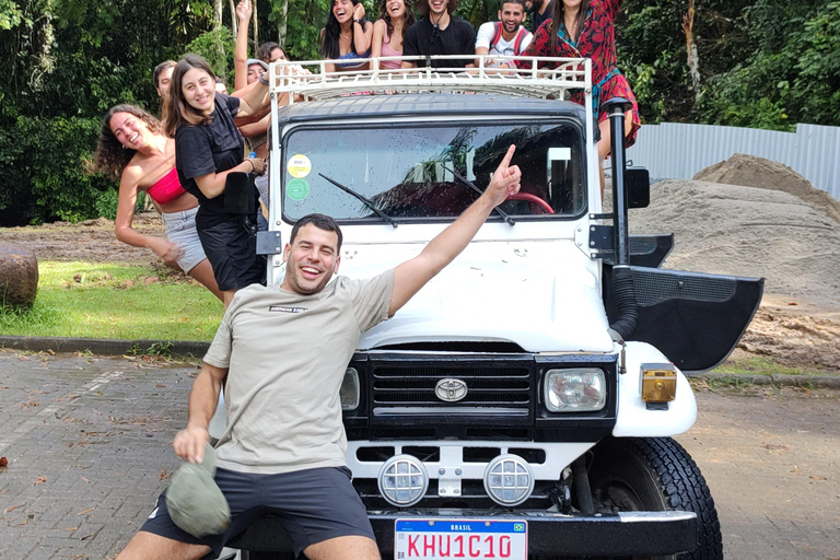 Paraty: Adventure Waterfalls and Distilleries Paraty: Waterfalls, Cachaça Distillery & 4x4 Jeep Tour