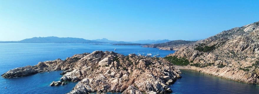 Excursion en zodiac et plongée avec tuba à l'île de Spargi
