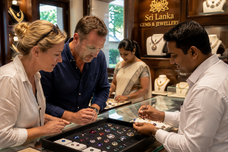 Kandy: Gemstone Museum Entry and Jewelry Workshop Tour