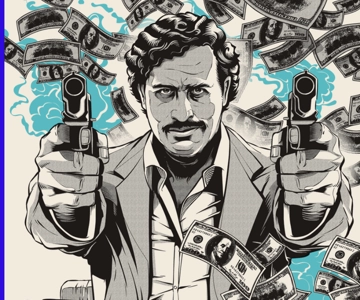 Escobar, king of cocaine.