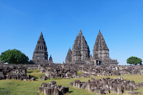 Yogyakarta: Borobudur, Merapi vulkaan, Prambanan dagtour