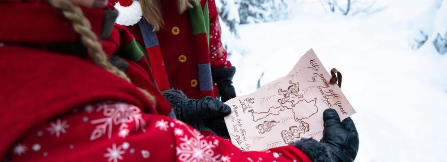 Rovaniemi : Quête des cadeaux de l'elfe en raquettes