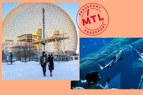 Montreal: pas voor 5 attractiesMontreal: winterpas voor 5 attracties