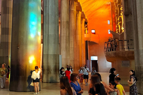 Visite privée de la Sagrada Familia avec billet d'entrée en anglais