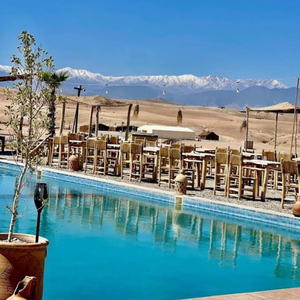 Marrakesh: Agafay Desert Tour with Lunch and Swimming Pool