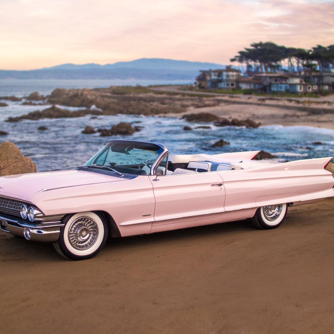 Monterey & Big Sur: Drive a 1961 Cadillac Convertible Rental